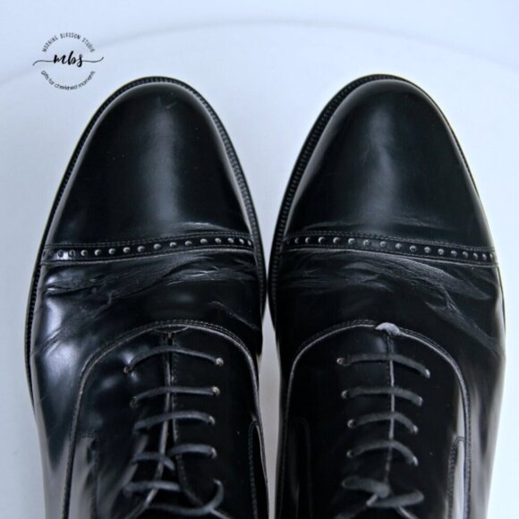 Bruno Magli Vicenza Cap Toe Leather Oxfords Black Men‎ 11 main image 12